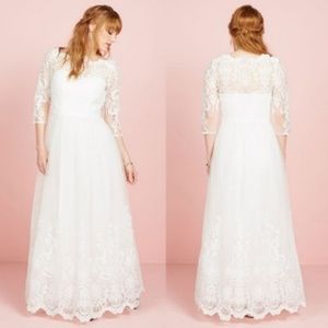 Chi Chi London White Lace Wedding Dress